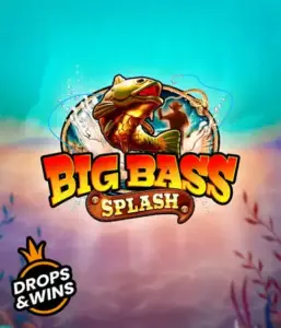 Get hooked on the exciting world of Big Bass Splash slot by Pragmatic Play, showcasing a lively fish leaping out of water. This image depicts the heart of fishing with bold graphics and lively typography. Perfect for anglers, promising a thrilling gaming experience. 