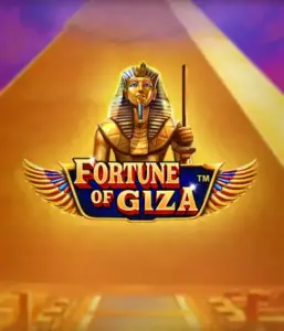 Uncover the timeless world of the Fortune of Giza game by Pragmatic Play, highlighting a majestic depiction of a Pharaoh set against the iconic pyramid backdrop. This graphic conveys the glory of Egyptian culture, ideal for fans of Egyptian-themed slots, offering a fascinating gaming experience.